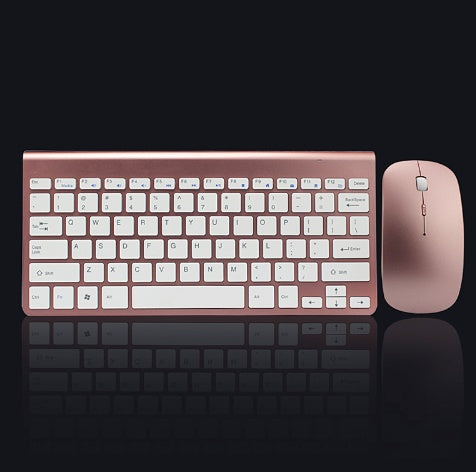 2.4G Wireless Keyboard And Mouse Protable Mini Keyboard Mouse Combo Set For Notebook Laptop Mac Desktop PC Computer Smart TV PS4 - KELE SHOP