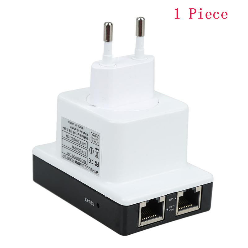 300M Wifi Repeater Wireless Network Signal Amplifier Dual Network Port Wireless Repeater - KELE SHOP