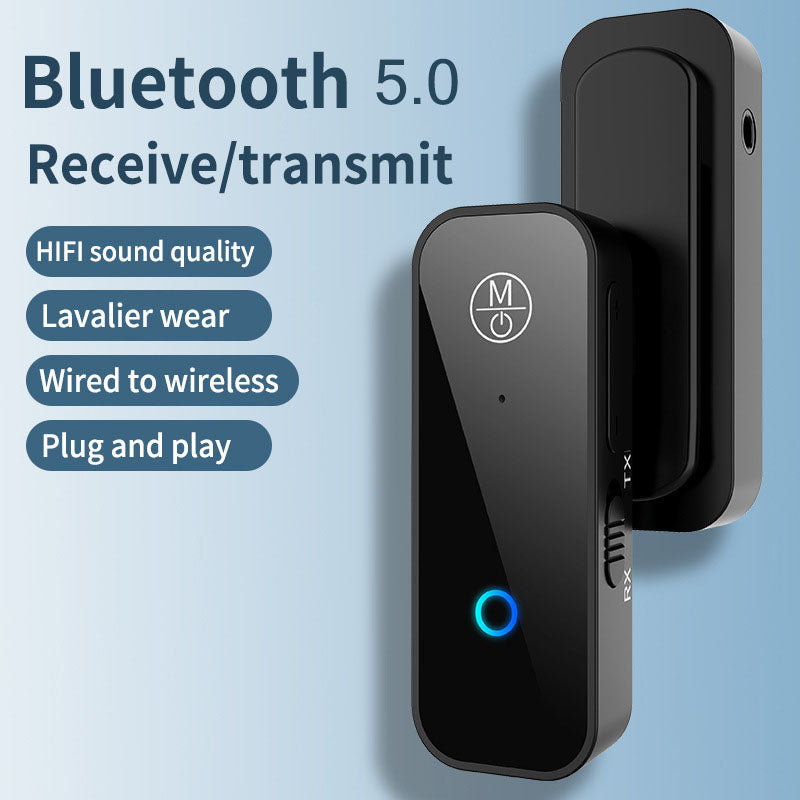 Adaptación de audio b28 bluetooth en dos en uno actualización del receptor de audio Bluetooth para vehículos de 3,5 mm - KELE SHOP