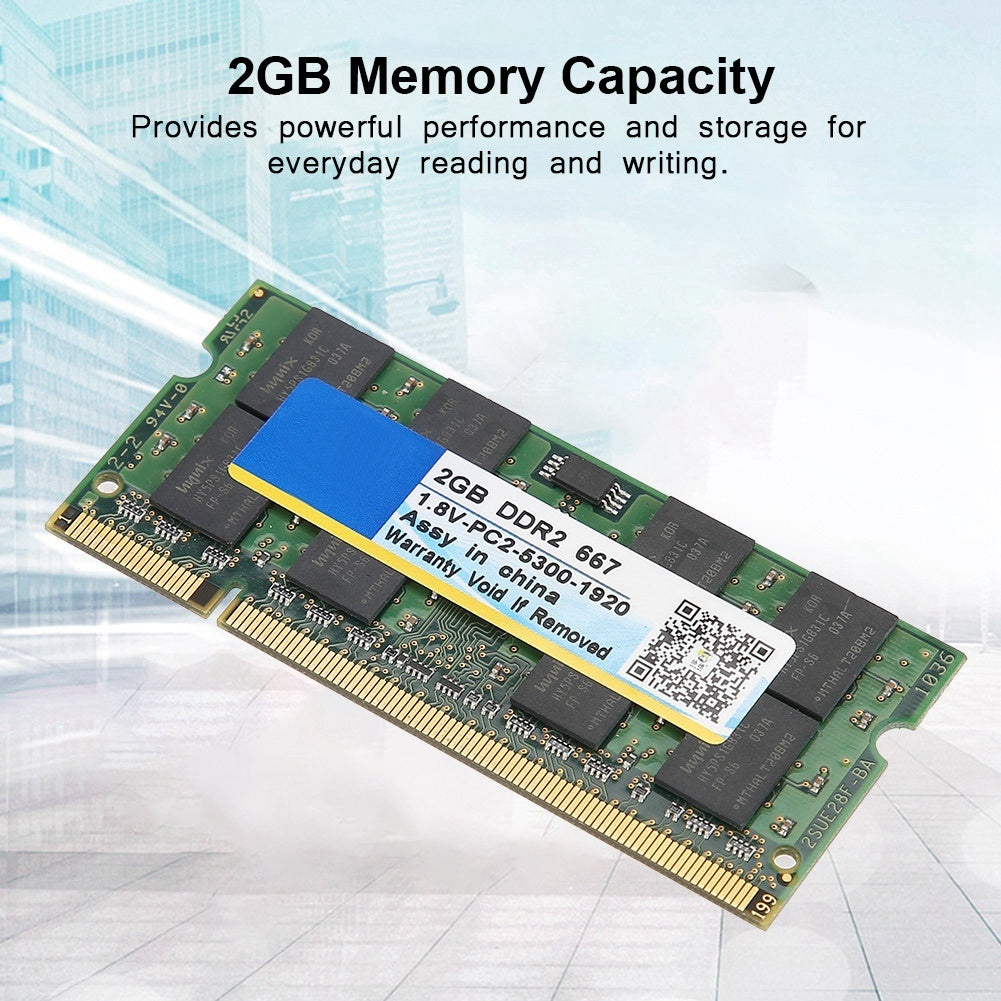 xiede DDR2 667MHz 2GB 200Pin for Laptop Motherboard Memory RAM for intel / AMD - KELE SHOP