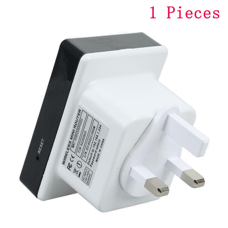 300M Wifi Repeater Wireless Network Signal Amplifier Dual Network Port Wireless Repeater - KELE SHOP