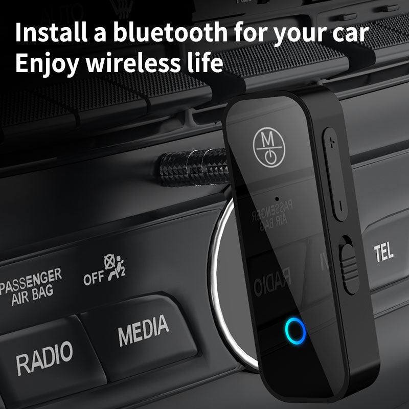 Adaptación de audio b28 bluetooth en dos en uno actualización del receptor de audio Bluetooth para vehículos de 3,5 mm - KELE SHOP