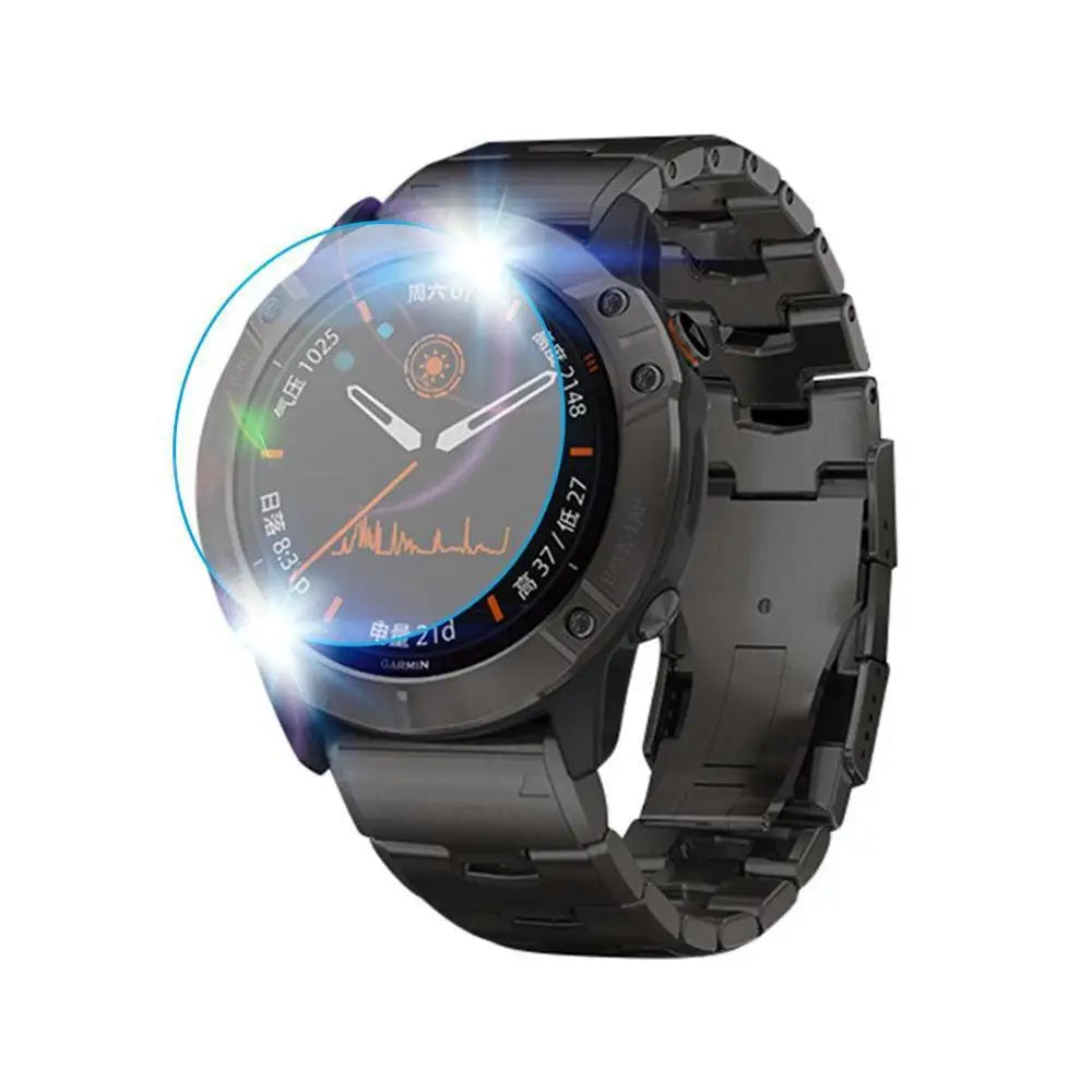 3pcs Ultra Clear Tempered Glass Premium Screen For Garmin Fenix 6X 6S 6 Pro 5 5S Protector Films Fenix 6X Pro Solar SmartWatches