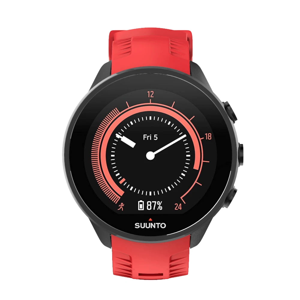 24mm Width Silicone Watch Strap for SUUNTO 9 Baro 24mm Bands Sport Silicone Watchband Replacement for SUUNTO 9 Smartwatches Band