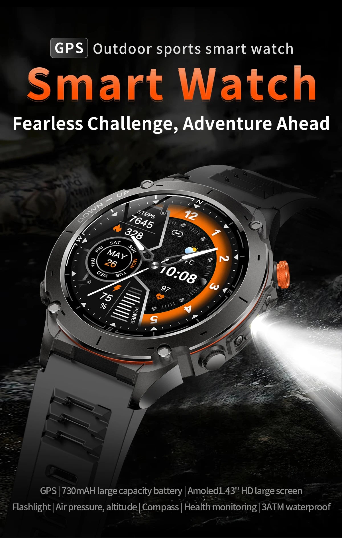 2025 New for Xiaomi GPS + Galileo Built-in Dual-band GNSS Smart Watch Compass 10ATM Waterproof Swim Fitness Tracker Smartwatches