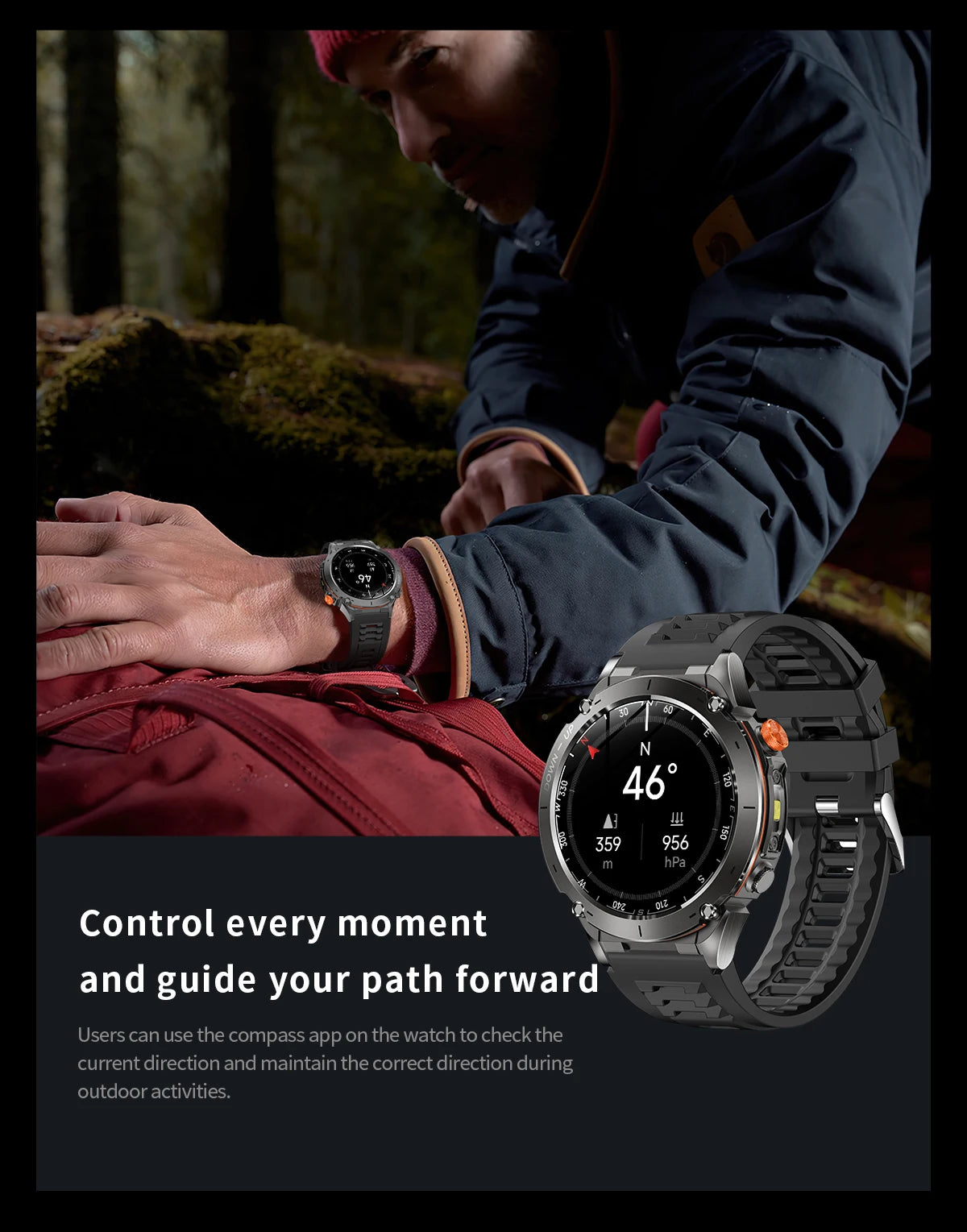 2025 New for Xiaomi GPS + Galileo Built-in Dual-band GNSS Smart Watch Compass 10ATM Waterproof Swim Fitness Tracker Smartwatches