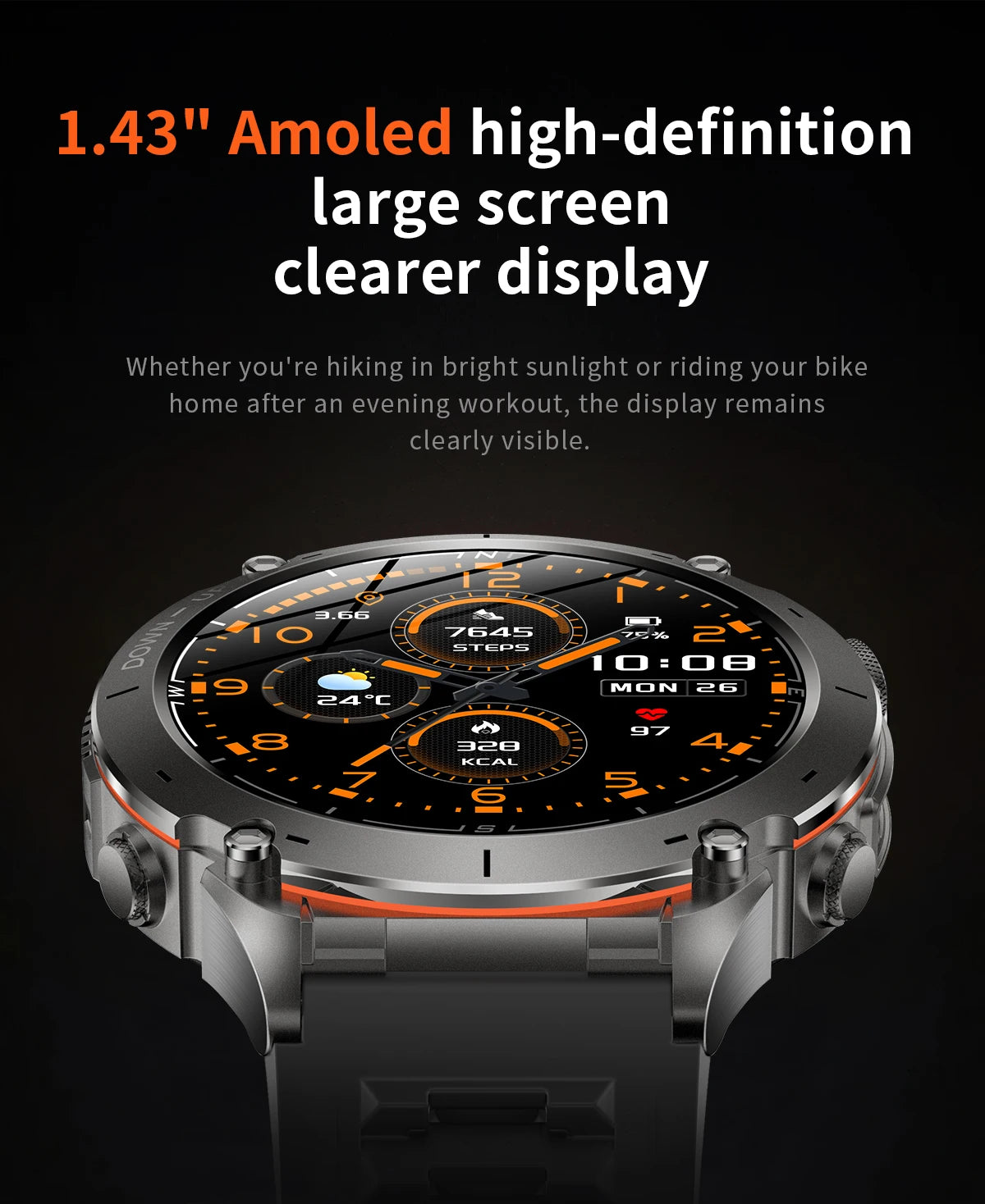 2025 New for Xiaomi GPS + Galileo Built-in Dual-band GNSS Smart Watch Compass 10ATM Waterproof Swim Fitness Tracker Smartwatches
