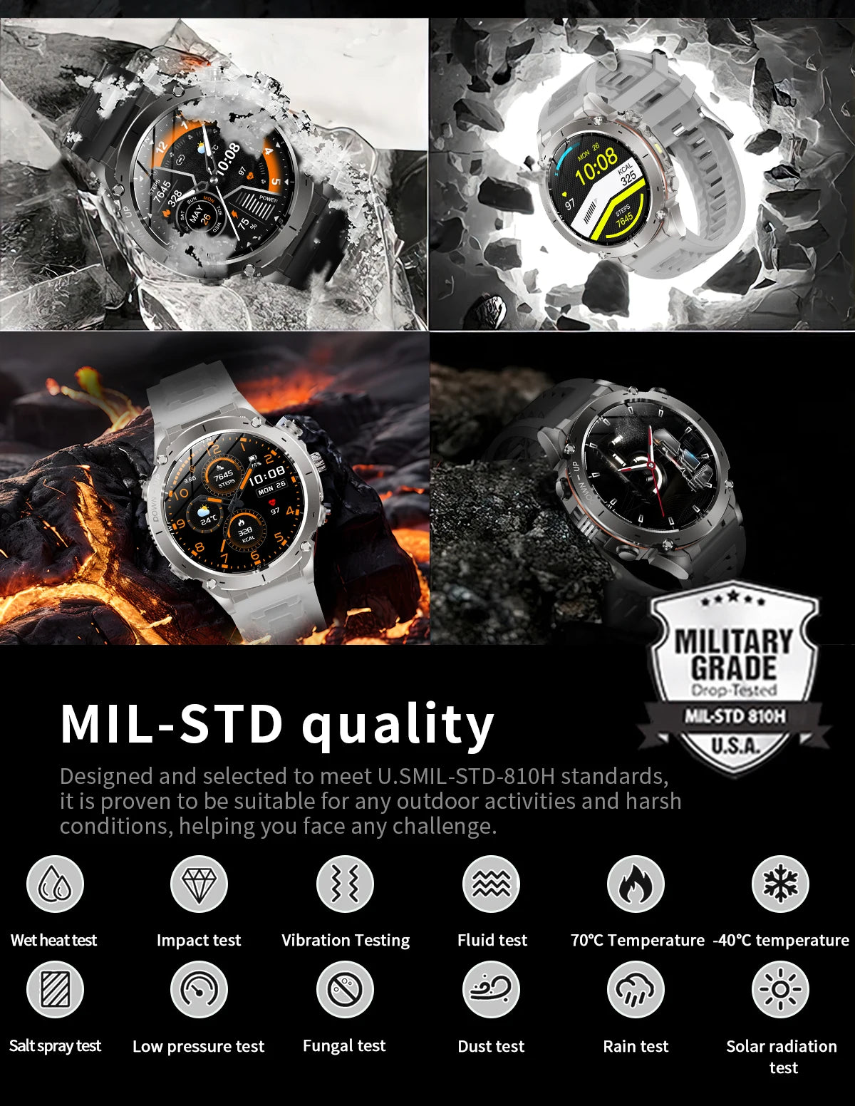 2025 New for Xiaomi GPS + Galileo Built-in Dual-band GNSS Smart Watch Compass 10ATM Waterproof Swim Fitness Tracker Smartwatches