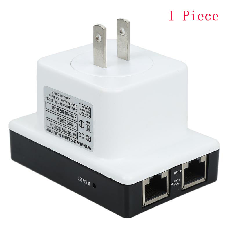 300M Wifi Repeater Wireless Network Signal Amplifier Dual Network Port Wireless Repeater - KELE SHOP