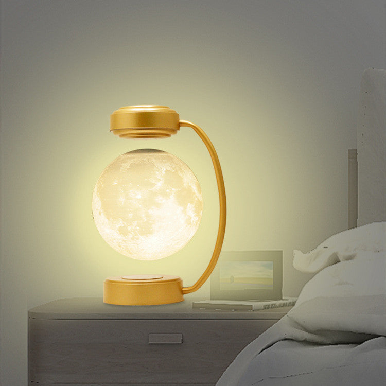 3D LED Moon Night Light Wireless Magnetic Levitating Rotating Floating Ball Lamp For School Office Bookshop Home Decoration - KELE SHOP