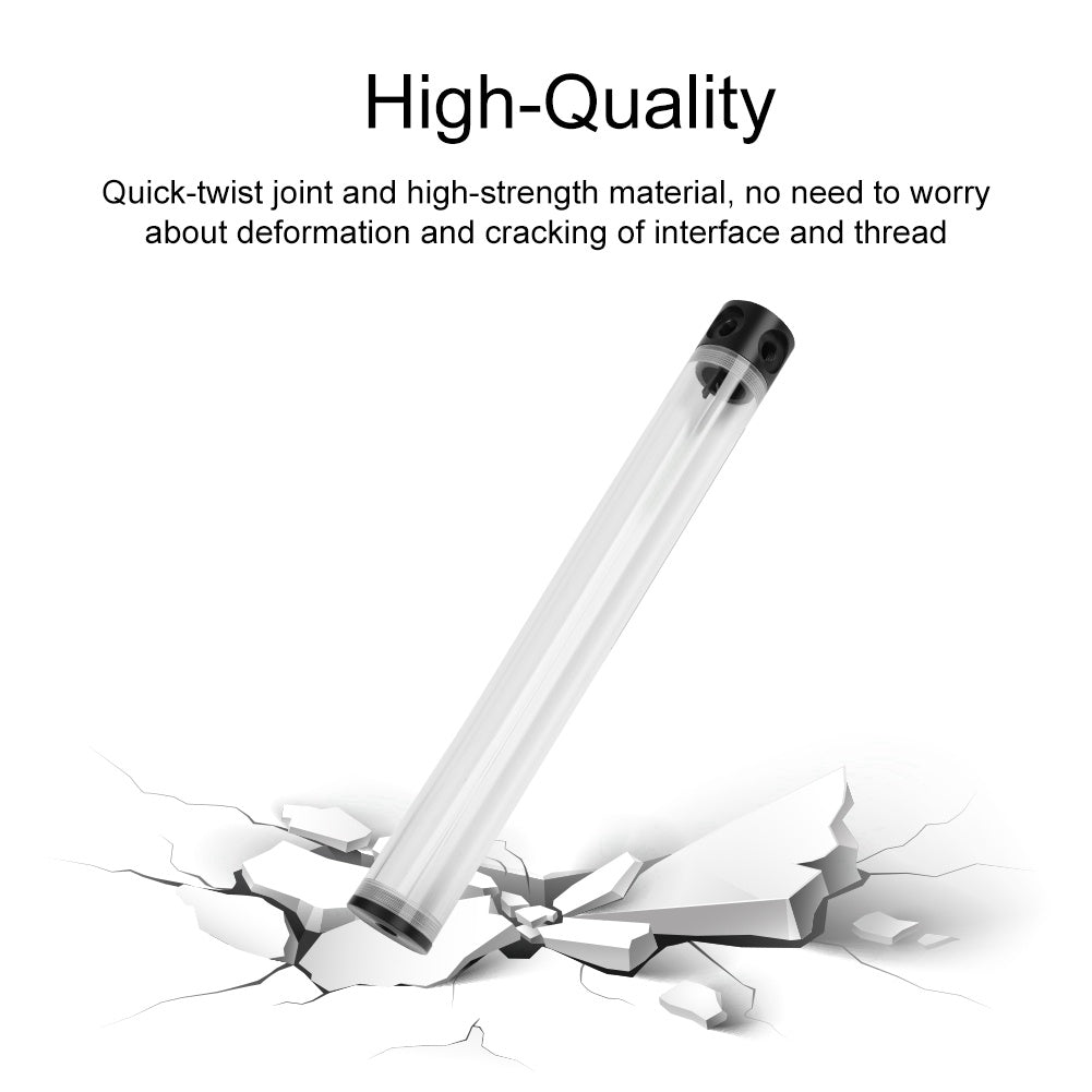 50mm Diameter G1/4 Thread DIY Extra Long Cylinder Water cooled Tank for Computer Cooling 400mm - KELE SHOP